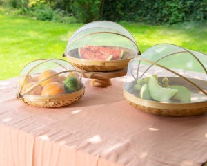 MOSKITIERA OSŁONA SIATKA NA JEDZENIE OWOCE ZESTAW