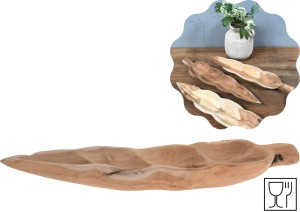 MISKA PATERA drewno tekowe BOHO 60 cm