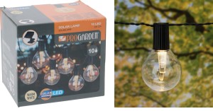 Girlanda solarna LED 570 cm 20 lampek lampki solarne