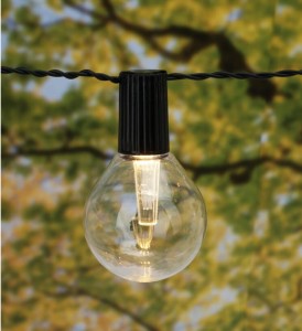 Girlanda solarna LED 570 cm 20 lampek lampki solarne