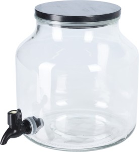 SŁÓJ słoik z kranem kranikiem 5,2 L na lemoniadę, wodę