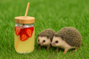SŁOIK ZE SŁOMKĄ 500ml bambusowa pokrywka + słomka