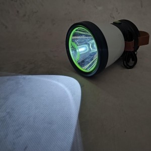 Lampa kempingowa latarka LED 5 funkcji świecenia, uchwyt, powerbank
