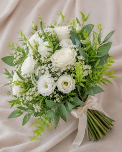 RUSKUS BUKIET 5 gał. 52 cm ruskus sztuczna gałązka wypełniacz zielony