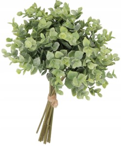 EUKALIPTUS bukiet 11 gałązek sztuczny eukaliptus 38 cm flowerbox