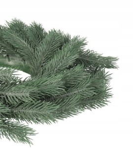 WIANEK 40 cm sztuczny świerk wianek iglasty baza do wianków 