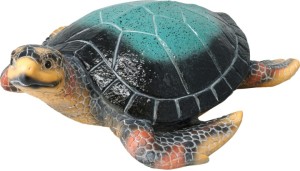 ŻÓŁW figurka dekoracja ogrodu na taras przy oczku wodnym 38 cm duży