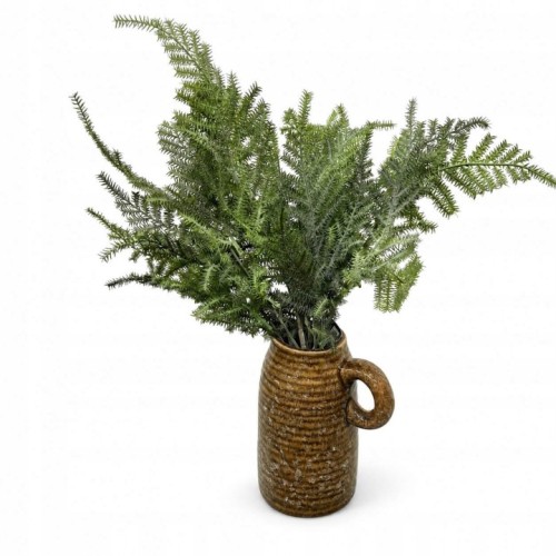 PAPROĆ bukiet 7 gałązek sztuczna paprotka asparagus 50 cm do wiązanek