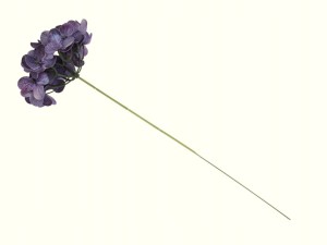 HORTENSJA fioletowa hortensja kwiaty jak żywe real touch premium pik 40 cm