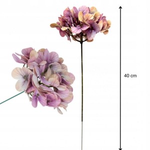 HORTENSJE PIK do stroików sztuczna hortensja jesienna REAL TOUCH 40 cm
