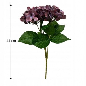 KWIATY SZTUCZNE HORTENSJA bukiet kwiatów hortensji 45cm REAL TOUCH stroik