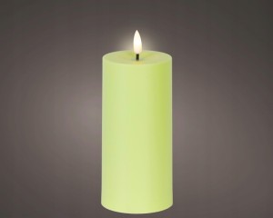 2 x ŚWIECA zielona SOLARNA świeca na zewnątrz 10 i 15 cm czujnik zmierzchu