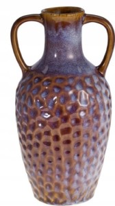 WAZON w kształcie dzbanka ceramiczny dzbanek h 29 cm ceramika reaktywna