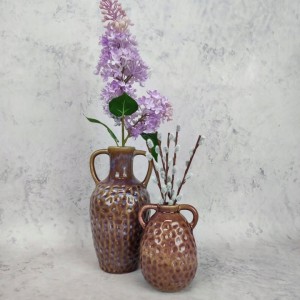 WAZON w kształcie dzbanka ceramiczny dzbanek h 29 cm ceramika reaktywna