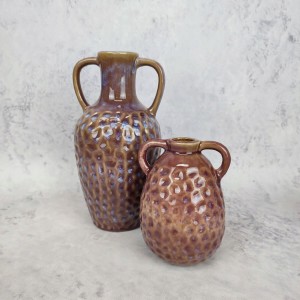 WAZON w kształcie dzbanka ceramiczny dzbanek h 29 cm ceramika reaktywna