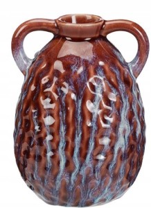 WAZON w kształcie dzbanka ceramiczny dzbanek h 17 cm ceramika reaktywna