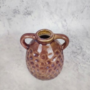 WAZON w kształcie dzbanka ceramiczny dzbanek h 17 cm ceramika reaktywna