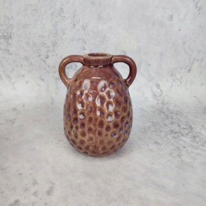 WAZON w kształcie dzbanka ceramiczny dzbanek h 17 cm ceramika reaktywna