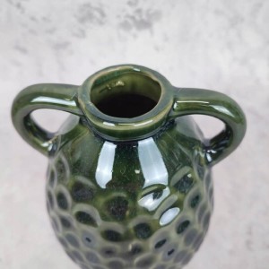 WAZON w kształcie dzbanka ceramiczny dzbanek h 17 cm ceramika reaktywna