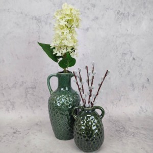 WAZON w kształcie dzbanka ceramiczny dzbanek h 17 cm ceramika reaktywna