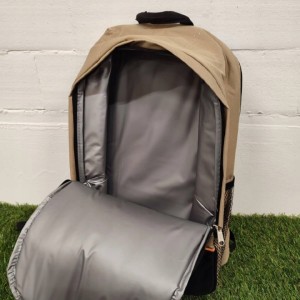 Plecak termiczny khaki 20 l torba termiczna + 2 x wkład chłodzący
