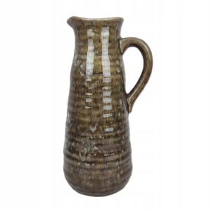 WAZON w kształcie dzbanka z uchwytem ceramiczny dzbanek h 24 cm