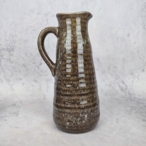 WAZON w kształcie dzbanka z uchwytem ceramiczny dzbanek h 24 cm