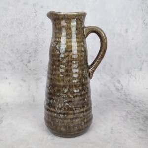 WAZON w kształcie dzbanka z uchwytem ceramiczny dzbanek h 24 cm