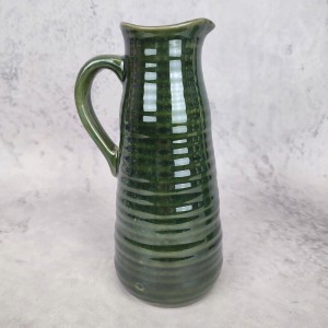 WAZON w kształcie dzbanka z uchwytem ceramiczny dzbanek h 24 cm
