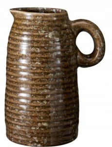 WAZON w kształcie dzbanka z uchwytem ceramiczny dzbanek h 16 cm