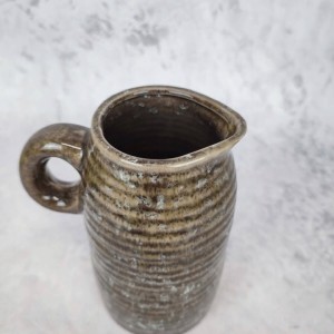 WAZON w kształcie dzbanka z uchwytem ceramiczny dzbanek h 16 cm
