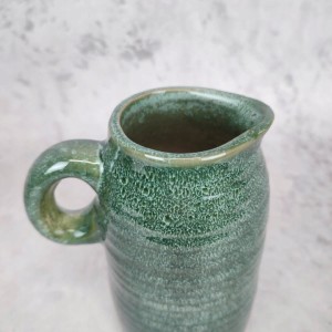 WAZON w kształcie dzbanka z uchwytem ceramiczny dzbanek h 16 cm