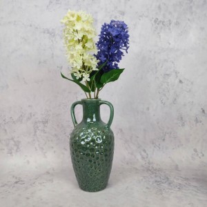 WAZON w kształcie dzbanka ceramiczny dzbanek h 29 cm ceramika reaktywna