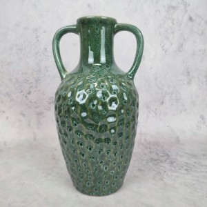 WAZON w kształcie dzbanka ceramiczny dzbanek h 29 cm ceramika reaktywna