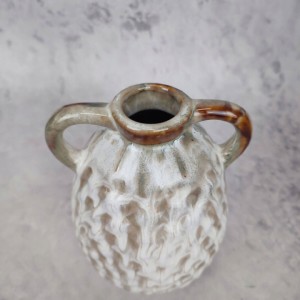 WAZON w kształcie dzbanka ceramiczny dzbanek h 17 cm ceramika reaktywna