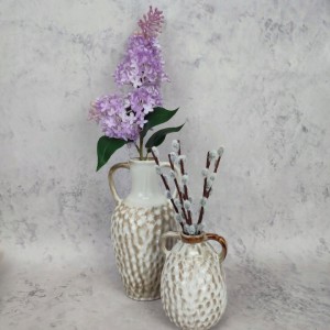 WAZON w kształcie dzbanka ceramiczny dzbanek h 17 cm ceramika reaktywna