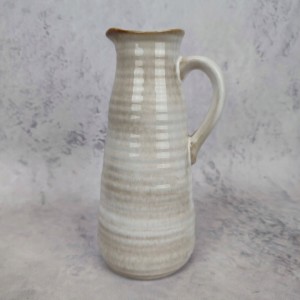 WAZON w kształcie dzbanka z uchwytem ceramiczny dzbanek h 24 cm