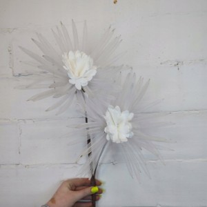 MAGNOLIA BIAŁA h 80 cm duży biały kwiat średnica 20 cm duże białe kwiaty