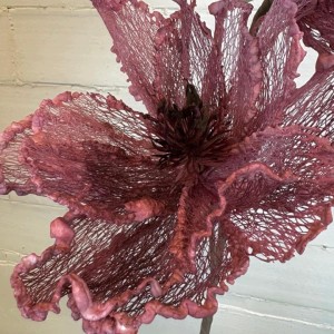 KWIAT siateczkowy kwiaty sztuczne duże h 90 cm średnica 25 cm