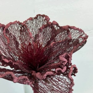 KWIAT siateczkowy kwiaty sztuczne duże h 90 cm średnica 25 cm