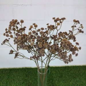 GIPSÓWKA sztuczna brązowa silikonowa bukiet 60 cm 6 x gipsówka gumowa