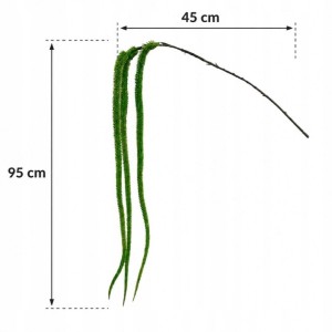 SZARŁAT AMARANTUS zielony 140 cm sztuczny szarłat