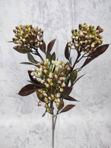 ROZCHODNIK sztuczny dziurawiec sztuczny 45 cm brązowe kwiaty jesienne