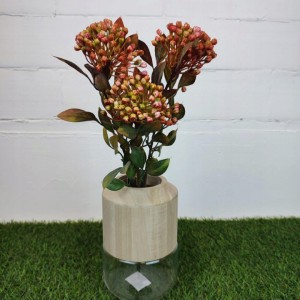 ROZCHODNIK sztuczny dziurawiec sztuczny 45 cm jarzębinowe kwiaty jesienne