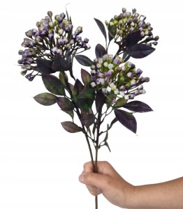 ROZCHODNIK sztuczny dziurawiec sztuczny 45 cm fioletowy kwiaty jesienne