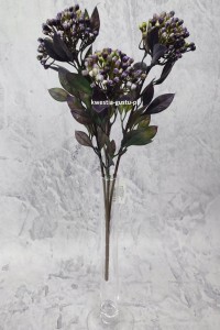 ROZCHODNIK sztuczny dziurawiec sztuczny 45 cm fioletowy kwiaty jesienne