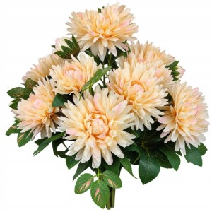 WIĄZANKA na grób cmentarz bukiet 43 cm CHRYZANTEMY ZŁOCISTE bukiet x 9