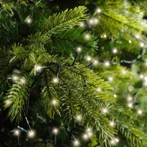 Lampki choinkowe Lumineo 350 LED 7,5 m białe ciepłe TIMER ściemniacz zewn.