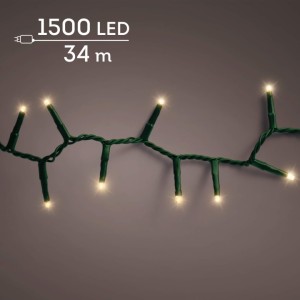 Lampki choinkowe Lumineo 1500 LED 34 m soft gold TIMER ściemniacz zewn.
