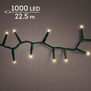 Lampki choinkowe Lumineo 1000 LED 22,5 m soft gold TIMER ściemniacz zewn.